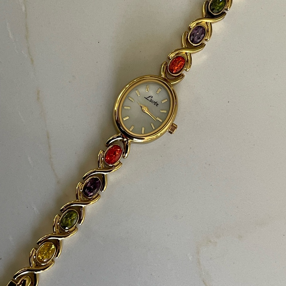Lorus Gold and Multicolor Women's Watch